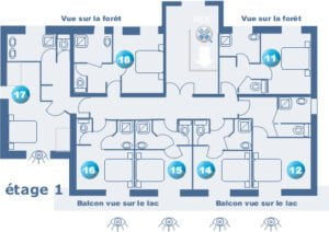 Les chambres de notre hôtel 3 étoiles